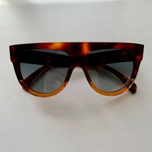 Céline Tortoiseshell Shadow Sunglasses